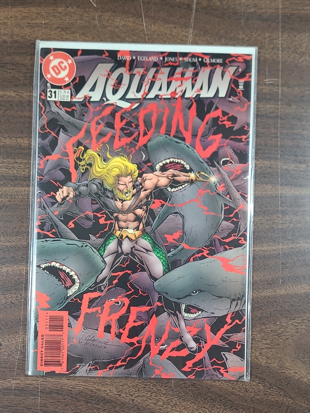 DC Aquaman Comic Book - #31 April 1997 Bagged
